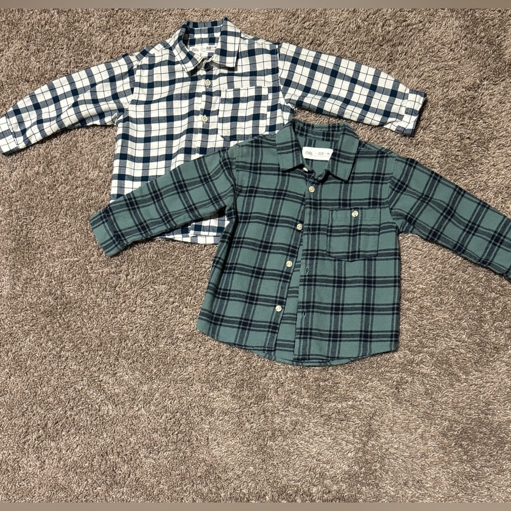 Zara Flannels Bundle - Size 18-24M